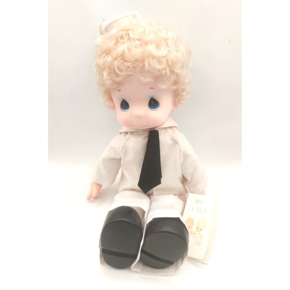 Precious Moments 1985  "The Lord is my Captain" Boy Doll Has Tag